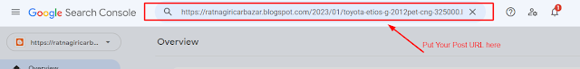 How to Index Blogger Post in Google Search Console?