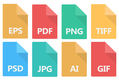 How to choose File types in graphic design?